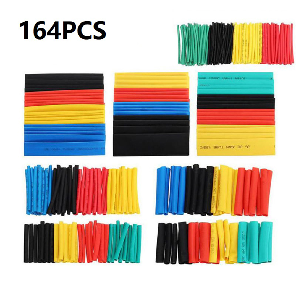 Sleeved Cable Kit - 164개 열수축 튜브 키트 내열성 튜빙