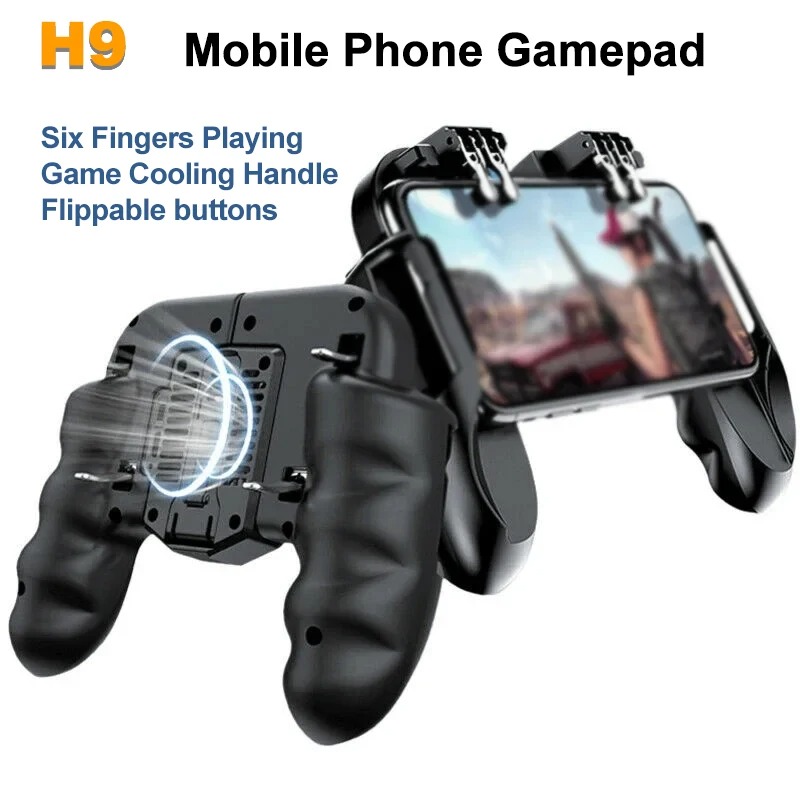 Gaming Accessories Ipad - H9 6핑거 모바일 게임 트리거 게임패드