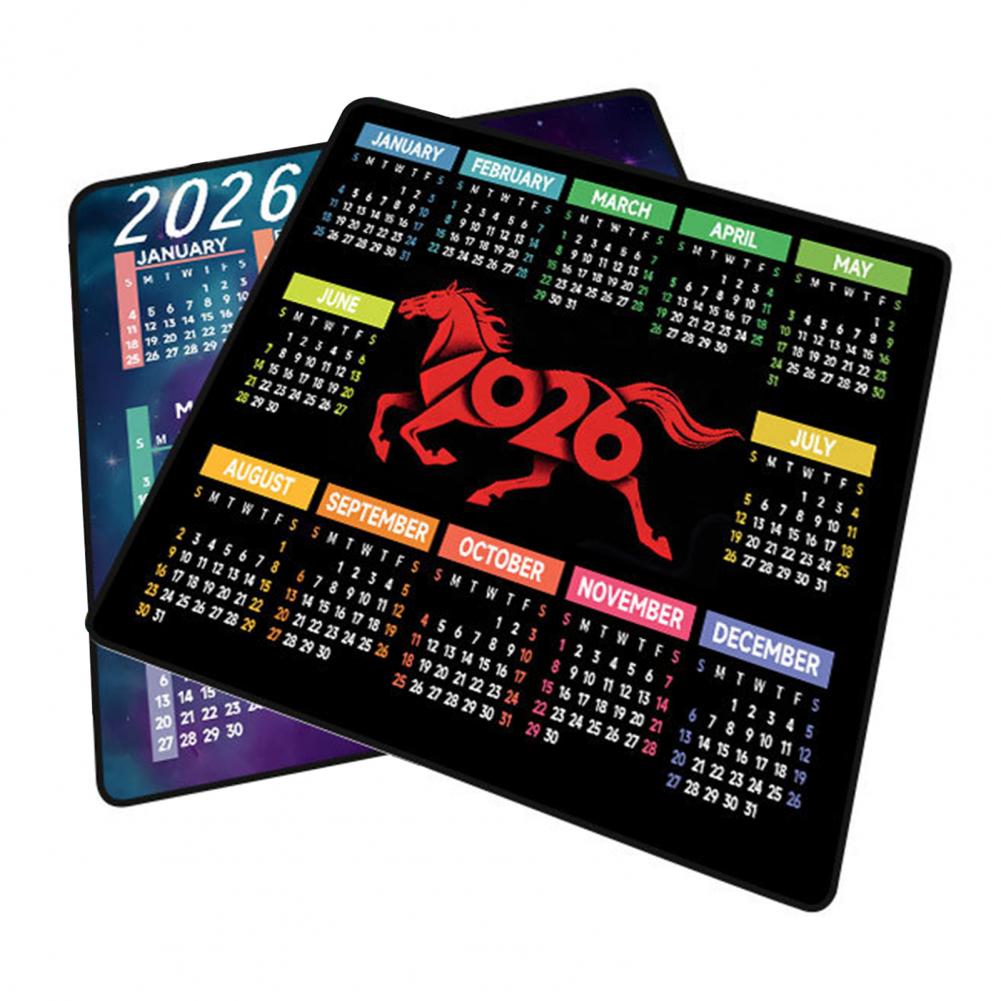 Gaming Accessories For Pc - 2026 달력 마우스 패드 방수 홈
