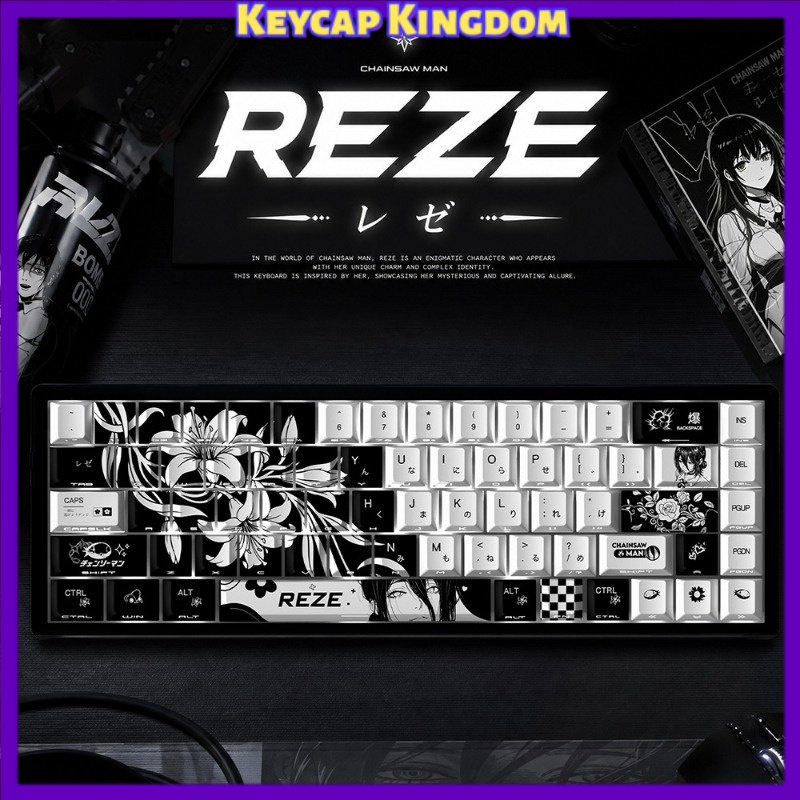 Gaming Accessories To Gift - 새로운 Reze 5.0 애니메이션 키캡 체인소맨