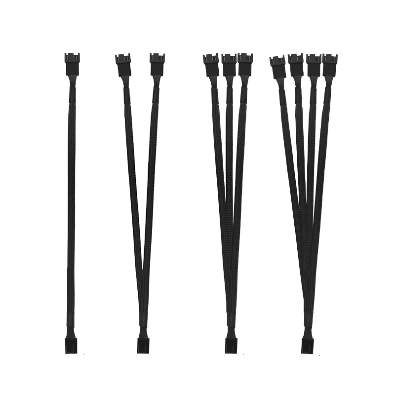 Sleeved Cable Kit - JUMPEAK 고품질 PC 컴퓨터 케이스 냉각