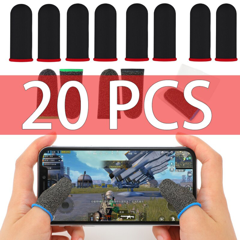 Gaming Accessories Mobile - 20/40개입 PUBG 모바일 게임용 손가락 슬리브,