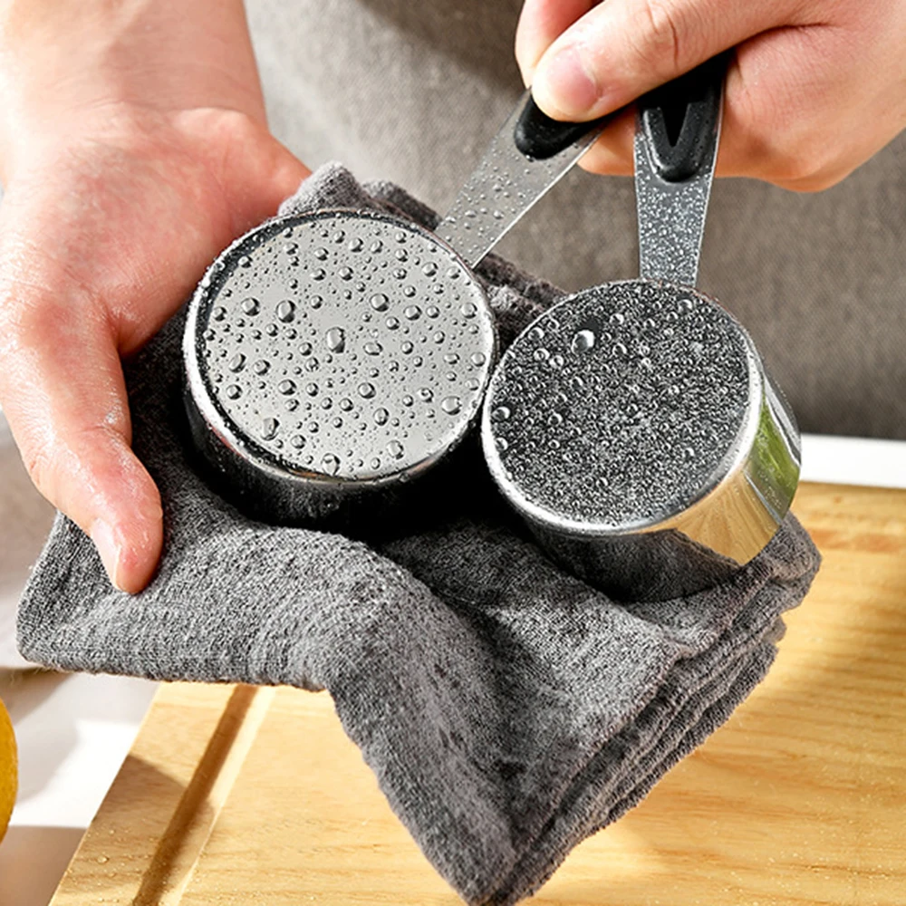 5/10Pcs 스테인레스 스틸 측정 컵과 숟가락 세트  - Gaming Kitchen Accessories 리뷰 및 가격