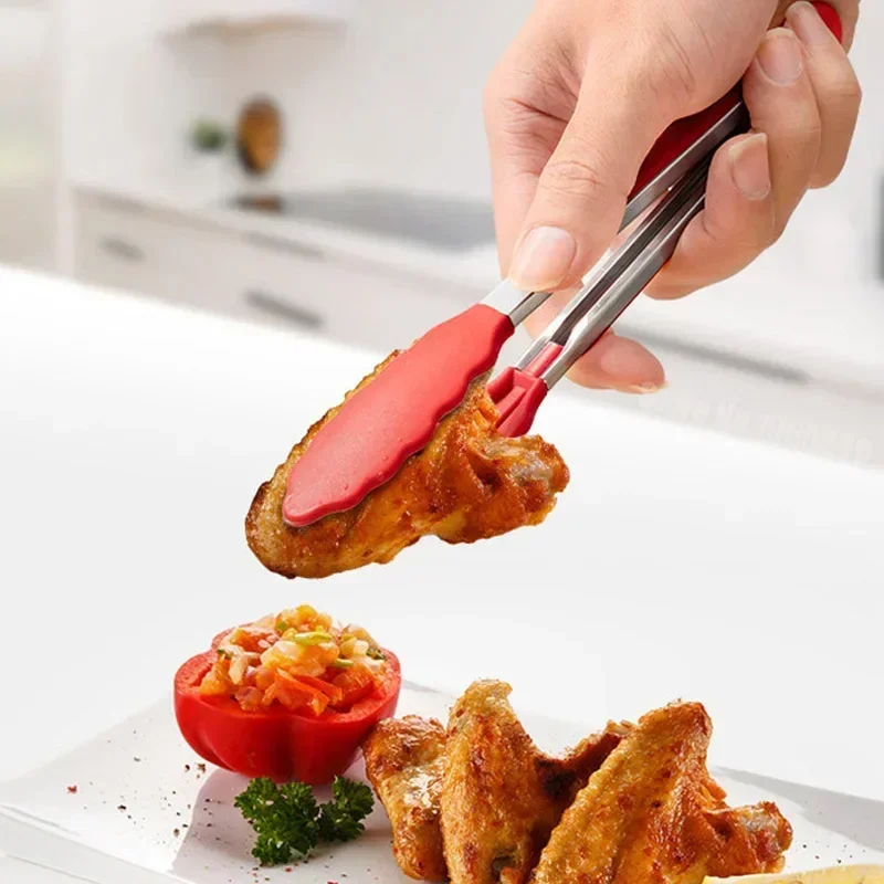 7인치 논슬립 음식 집게 창의적인 BBQ 그릴 샐러드  - Gaming Kitchen Accessories 리뷰 및 가격