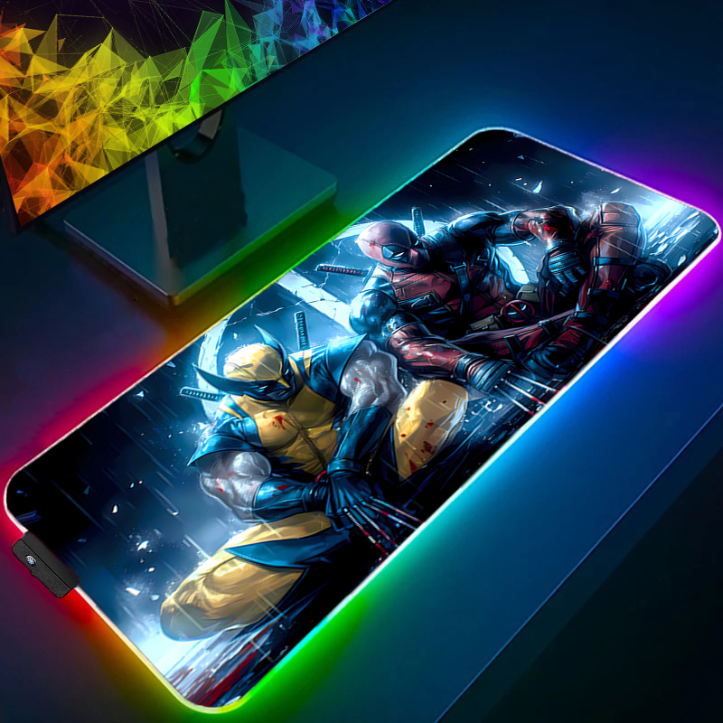 LED 마우스 패드 게임용 백라이트 락 엣지 애니메이션 - Gaming Accessories For Pc 리뷰 및 가격