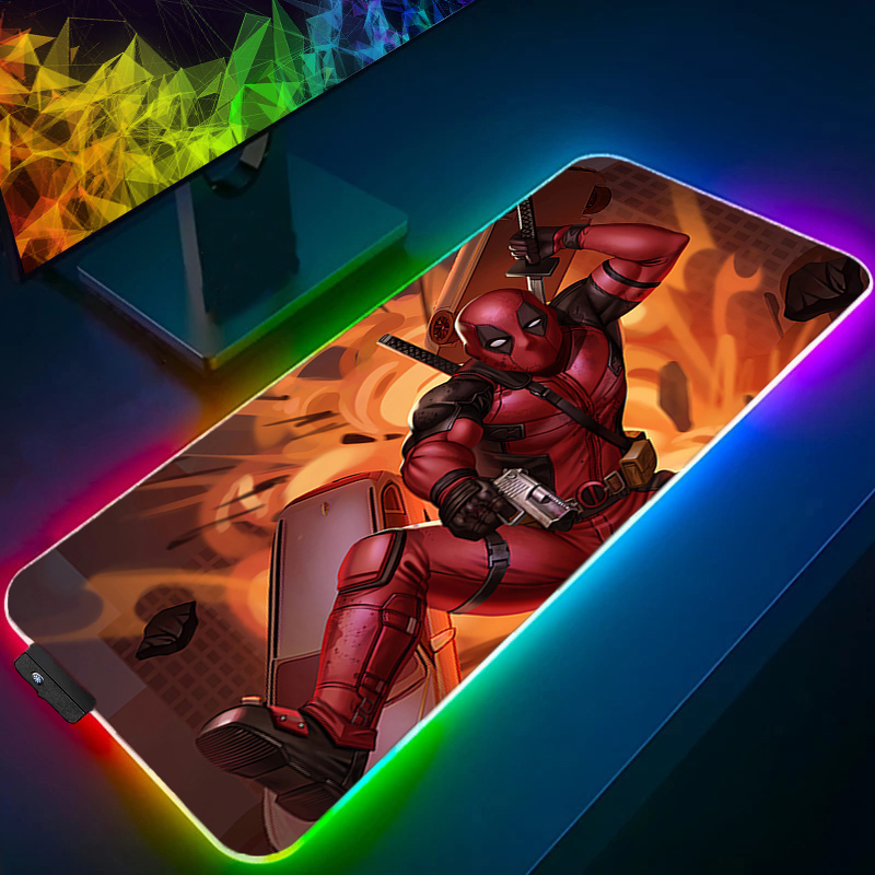 LED 마우스 패드 게임용 백라이트 락 엣지 애니메이션 - Gaming Accessories For Pc 리뷰 및 가격