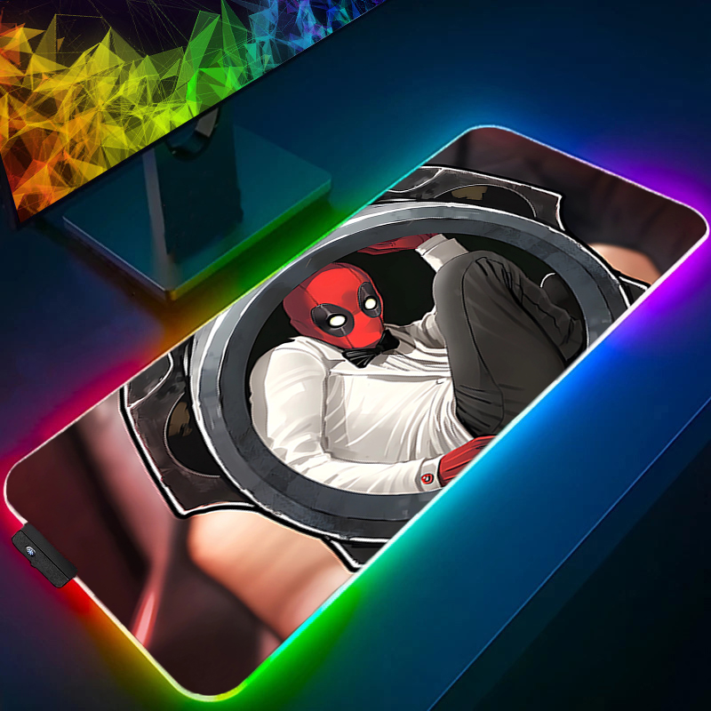 LED 마우스 패드 게임용 백라이트 락 엣지 애니메이션 - Gaming Accessories For Pc 리뷰 및 가격