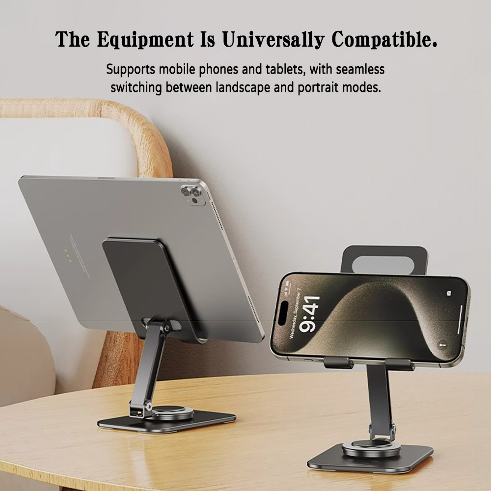 360도 회전 가능한 금속 휴대폰/태블릿 스탠드, 접이 - Gaming Accessories Ipad 리뷰 및 가격