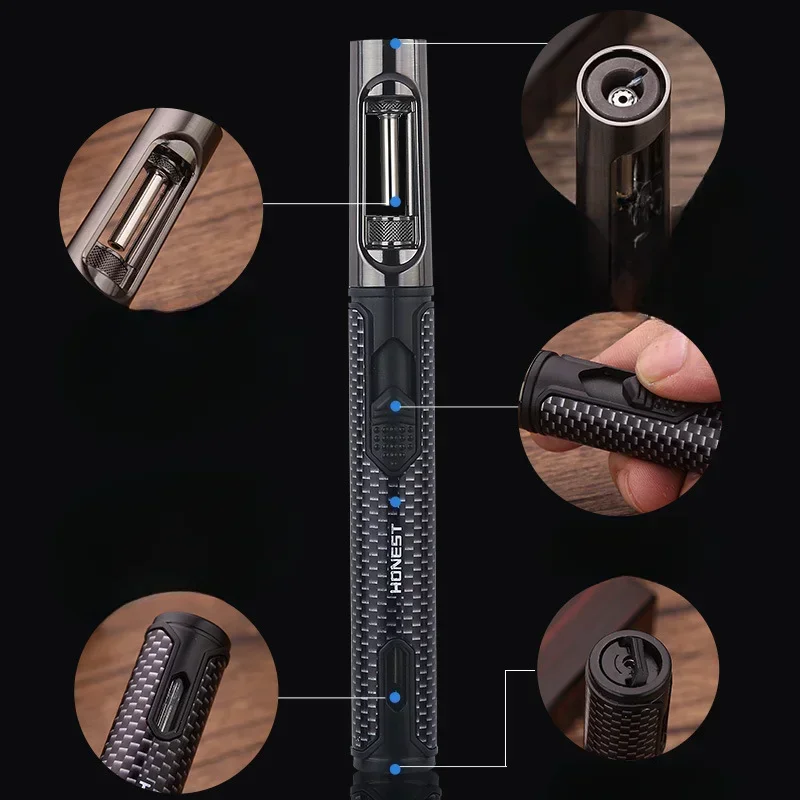 HONEST 토치 가스 라이터 가스가 보이는 펜형 방풍 - Gaming Kitchen Accessories 리뷰 및 가격