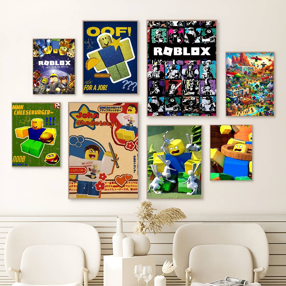 샌드박스 게임 R-Roblox 애니메이션 포스터 스티커 - Gaming Accessories Roblox 리뷰 및 가격