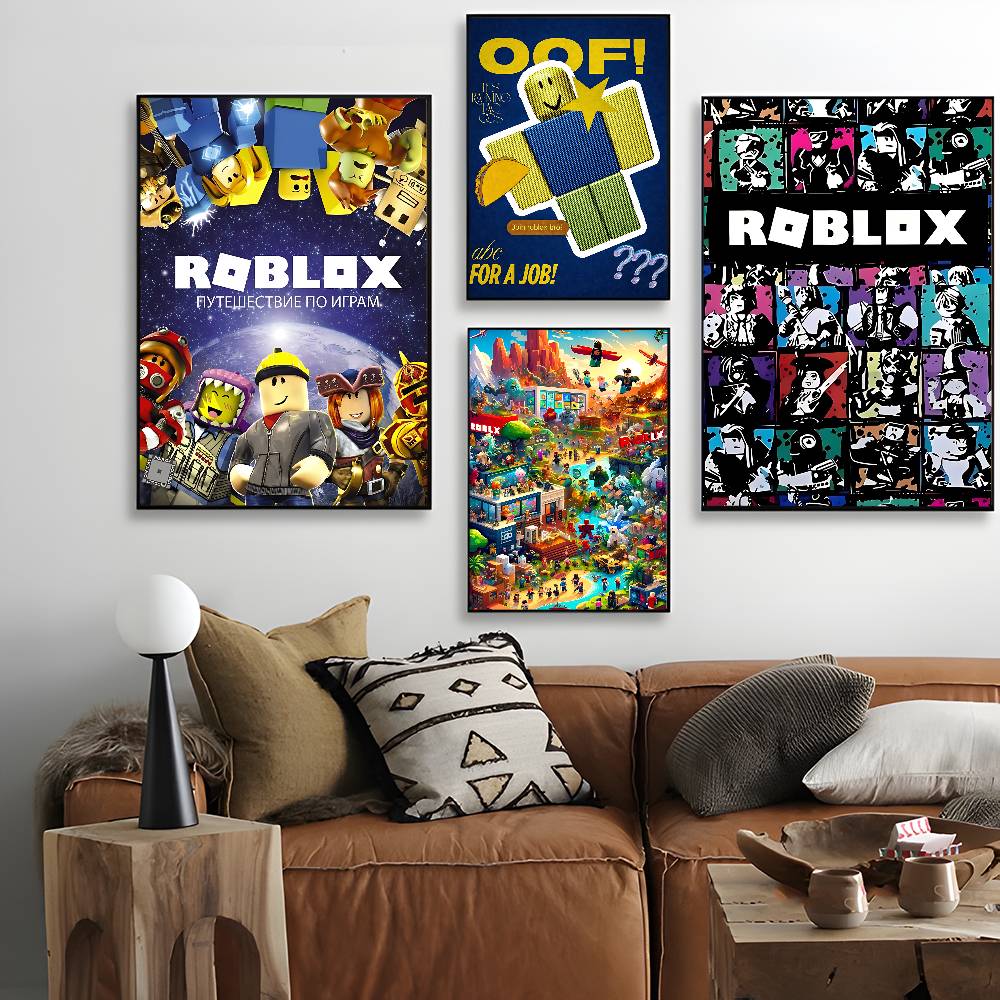 샌드박스 게임 R-Roblox 애니메이션 포스터 스티커 - Gaming Accessories Roblox 리뷰 및 가격