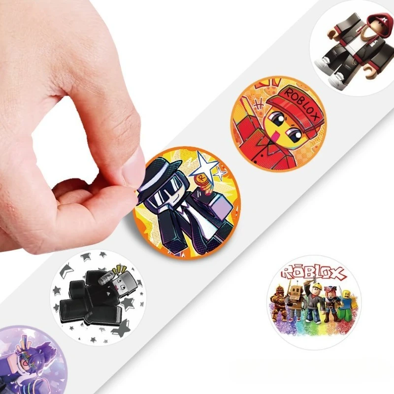 500개/세트 로블록스 피규어 아바타 곱슬 스티커 로블 - Gaming Accessories Roblox 리뷰 및 가격
