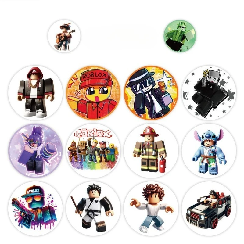 500개/세트 로블록스 피규어 아바타 곱슬 스티커 로블 - Gaming Accessories Roblox 리뷰 및 가격