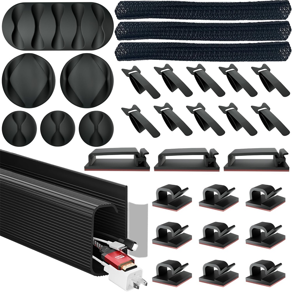 케이블 관리 키트 아래 32Pcs 데스크 코드 주최자  - Sleeved Cable Kit 리뷰 및 가격