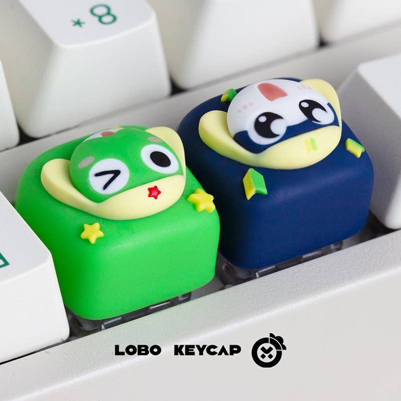 Keroro 테마 애니메이션 키캡 기계식 키보드 수지  - Gaming Accessories To Gift 리뷰 및 가격
