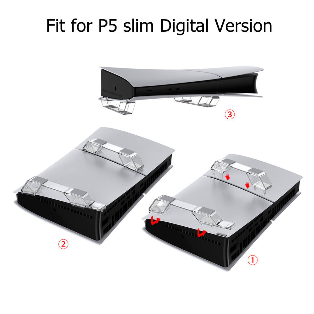 PS5 슬림 디지털 디스크 게임 콘솔용 수평 스탠드,  - Gaming Accessories Mobile 리뷰 및 가격