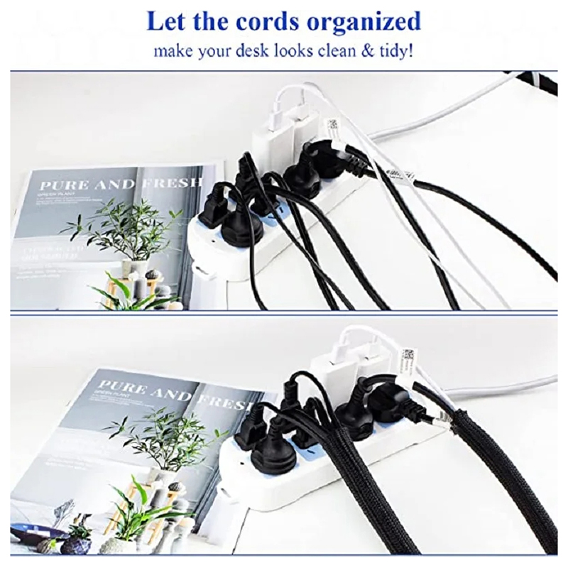 절연 편조 케이블 슬리브 PET 나일론 래핑 케이블 케 - Sleeved Cable Kit 리뷰 및 가격