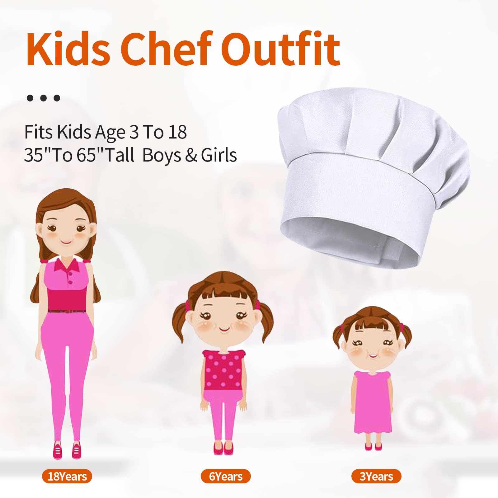 4개 세트 흰색 파티 모자 코스튬 어린이 셰프 모자 2 - Gaming Kitchen Accessories 리뷰 및 가격